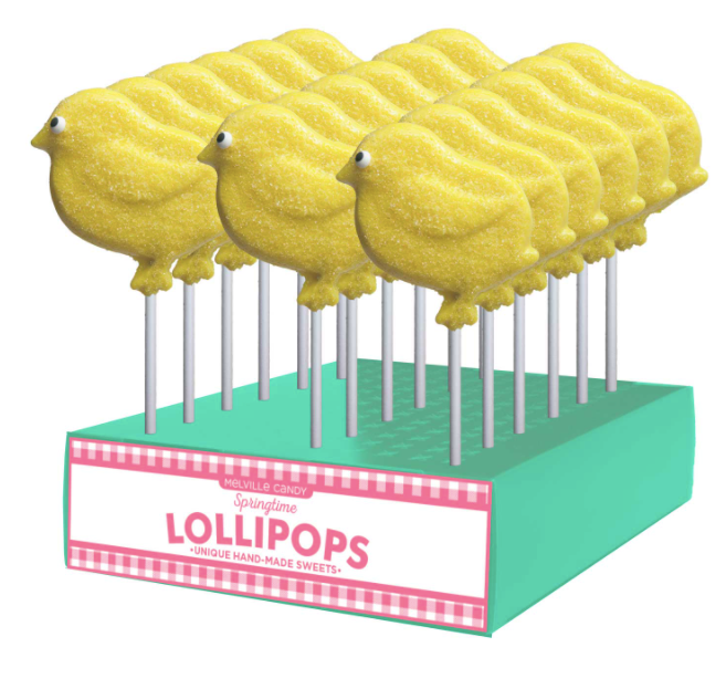 Fuzzy Chick Lollipop