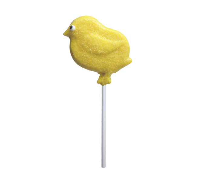 Fuzzy Chick Lollipop