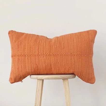 Chindi Lumbar Pillow in Pottery