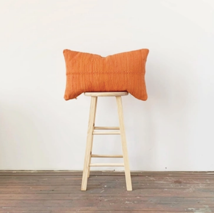 Chindi Lumbar Pillow in Pottery