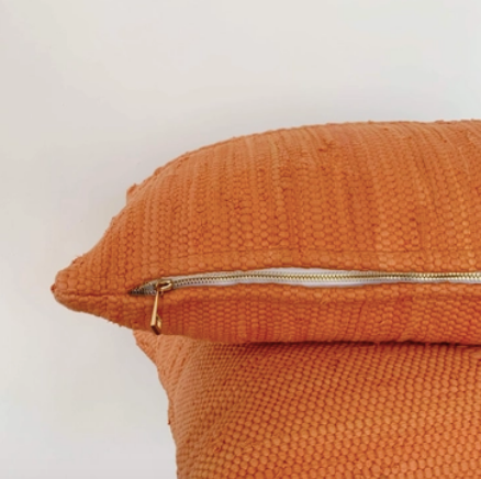 Chindi Lumbar Pillow in Pottery