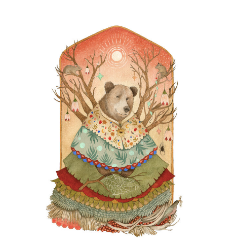 Woodland Witch of Webs - Art Print