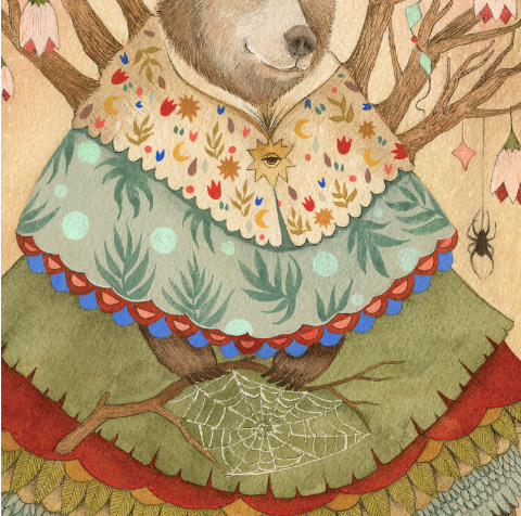 Woodland Witch of Webs - Art Print