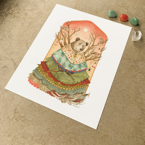 Woodland Witch of Webs - Art Print