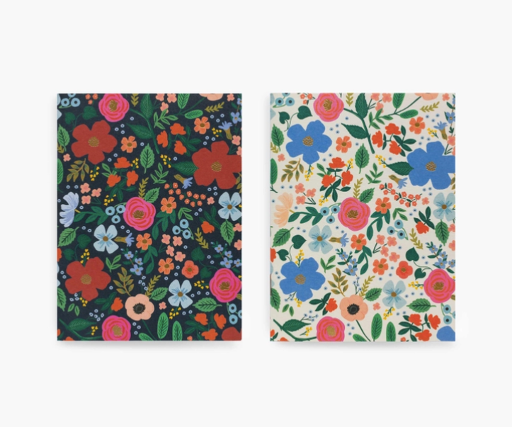 Wild Rose Pair of Pocket Notebooks