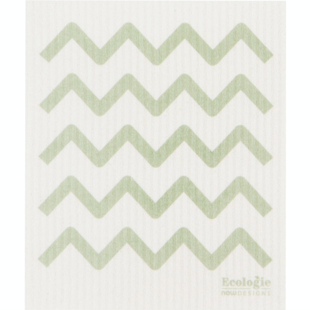 Sage Zigzag Swedish Dishcloth
