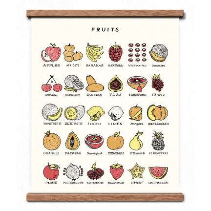 Fruits 16x20 Art Print