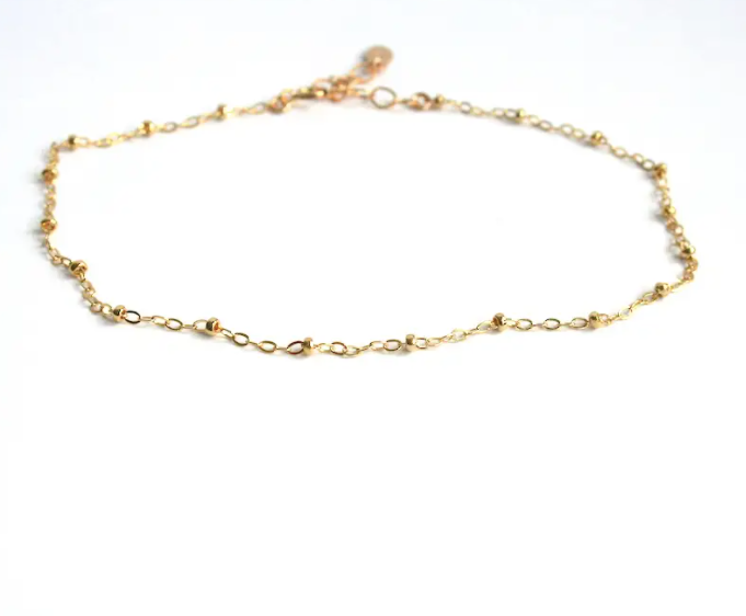 Beaded Chain Anklet