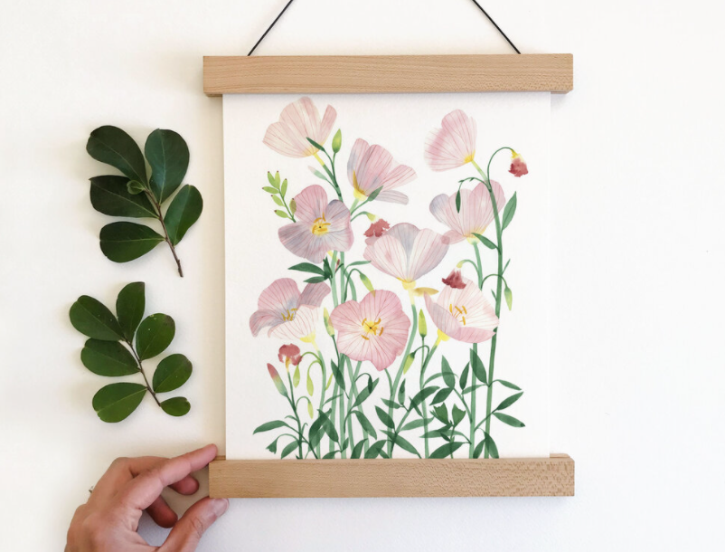 Primroses Art Print- 11"x14"