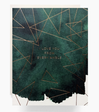 Angled Love Card