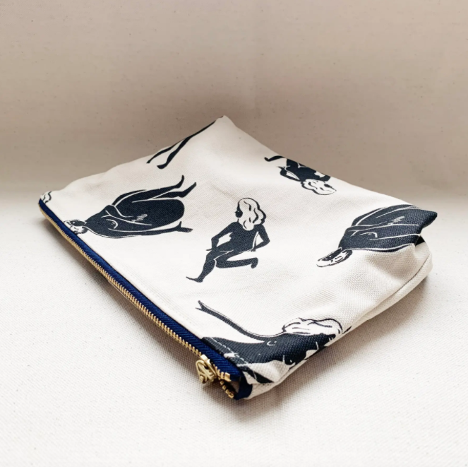 Zipper Pouch - Naked Ladies Solid