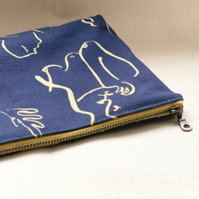 Zipper Pouch - Faces and Boobs