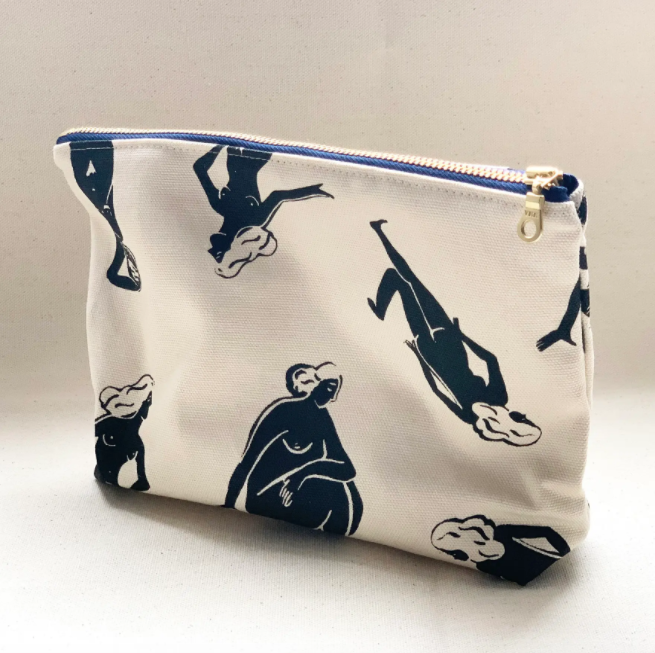 Zipper Pouch - Naked Ladies Solid