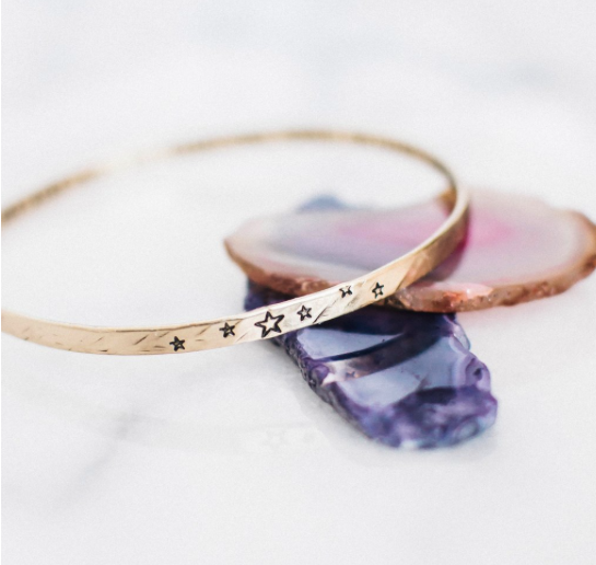 To the Mind that is Still Brass Bangle