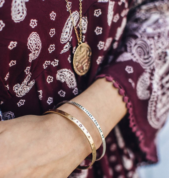 To the Mind that is Still Brass Bangle