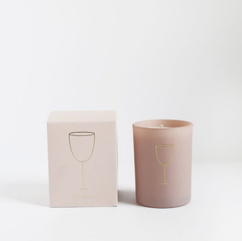 Prosecco Pink Disco Candle
