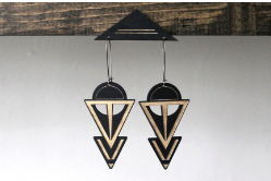 Coven Earrings Black
