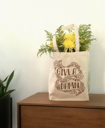 Give A Damn Tote Bag