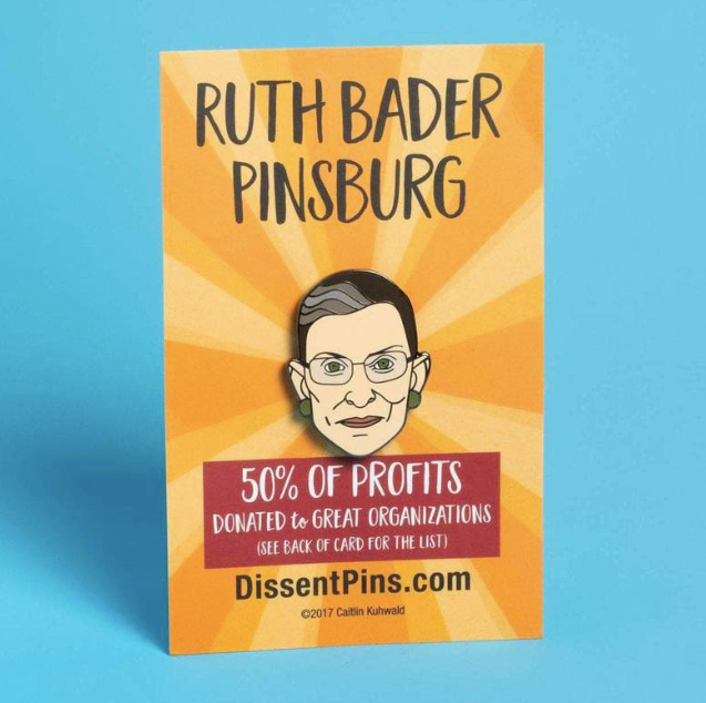 Ruth Bader Pinsburg Pin