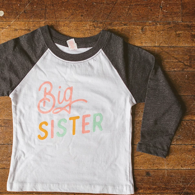 Big Sister Raglan Tee