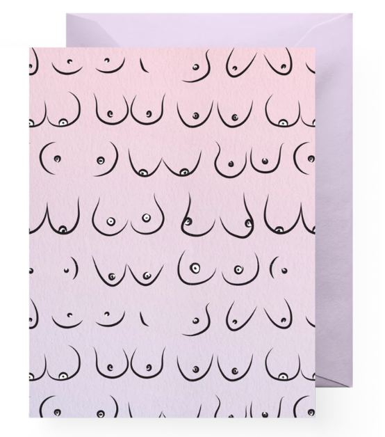 Ombre Breast Card