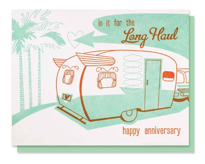 Long Haul Anniversary Card