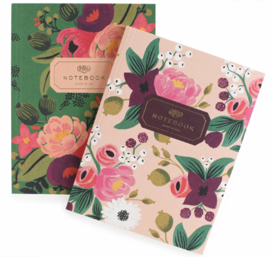Vintage Blossoms Set of 2 Notebooks