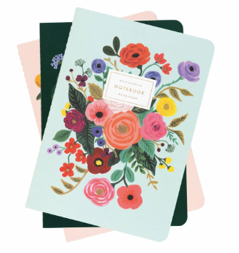 Garden Party Set of 3 Notebooks