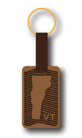 Vermont State Keychain