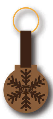 Snowflake Keychain