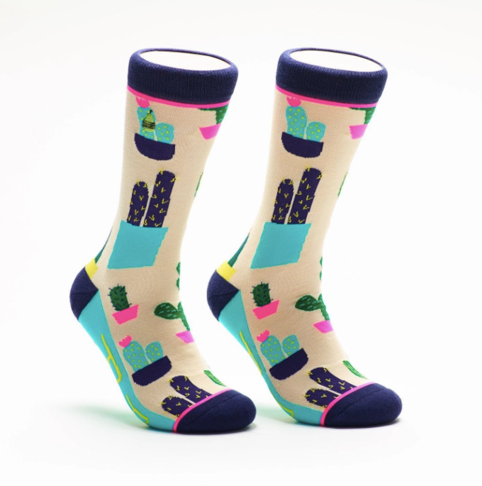 Prickly Pear Crew Socks