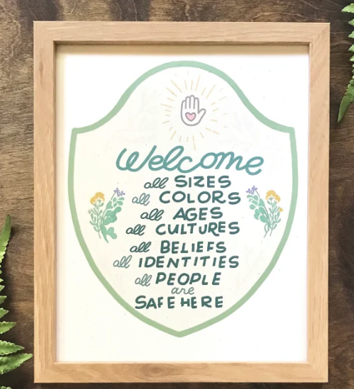 Welcome All On 8X10 Archival Print