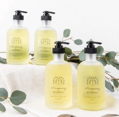 Lemongrass Hand Soap 8 oz Glass Pump
