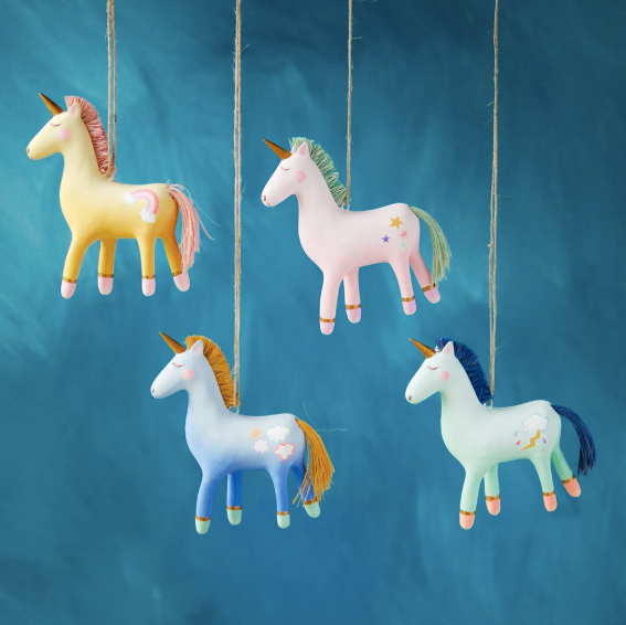 Unicorn Friends Ornament