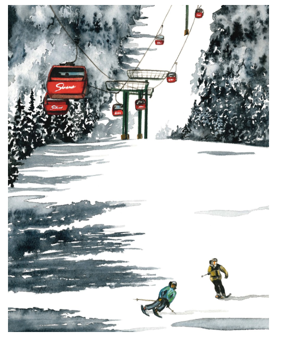Stowe Gondola 8x10 Art Print