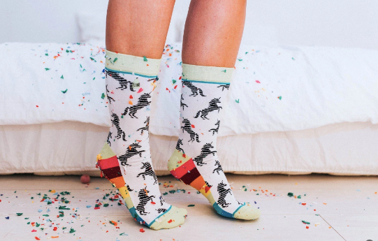 Unicorns and Rainbows Socks