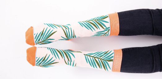 Keep Palm and Carry On Socks