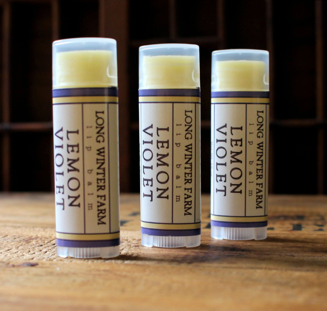 Lemon Violet Lip Balm