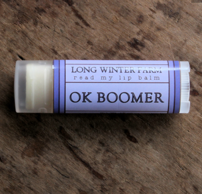 OK Boomer Lip Balm