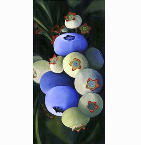 Blueberries 8x10 Print