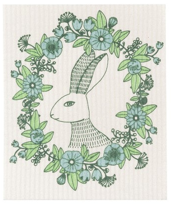 Spring Hop Swedish Dishcloth