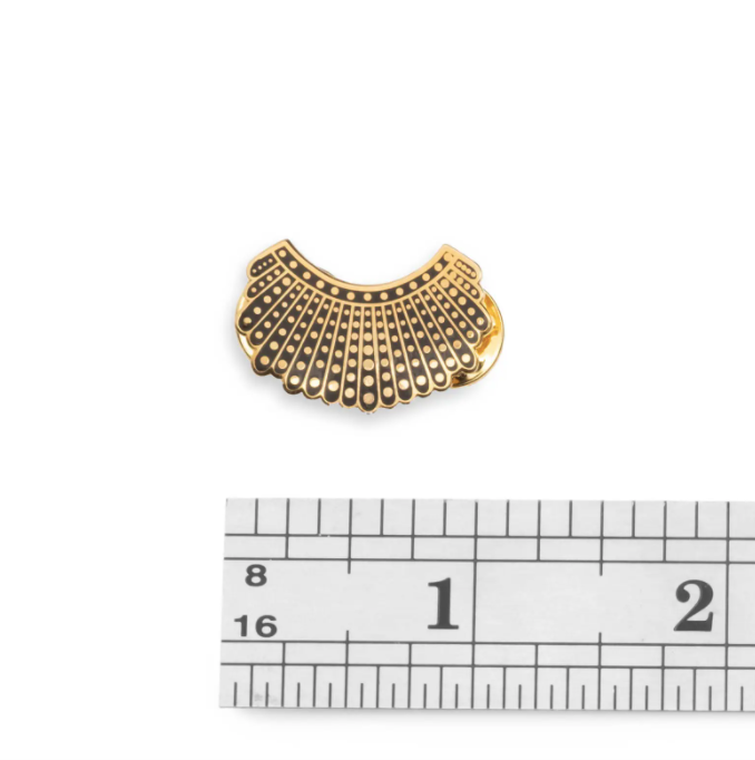 Dissent Collar Enamel Pin