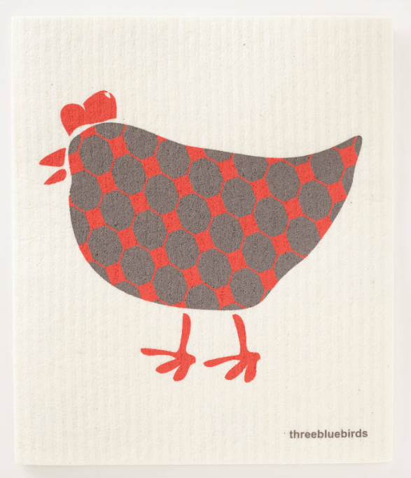 Rooster Swedish Dishcloth