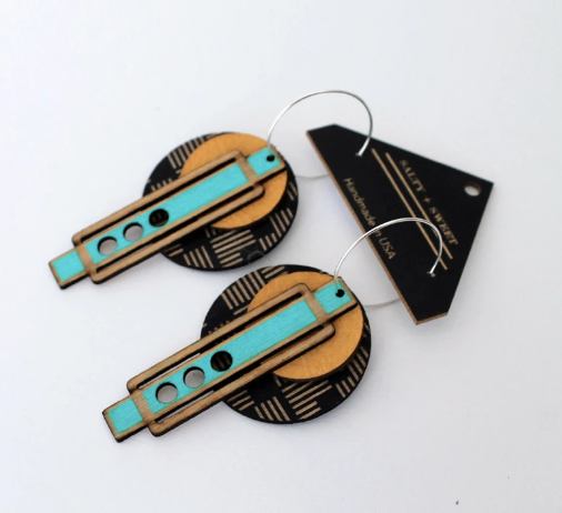 Wright Architectural Earrings