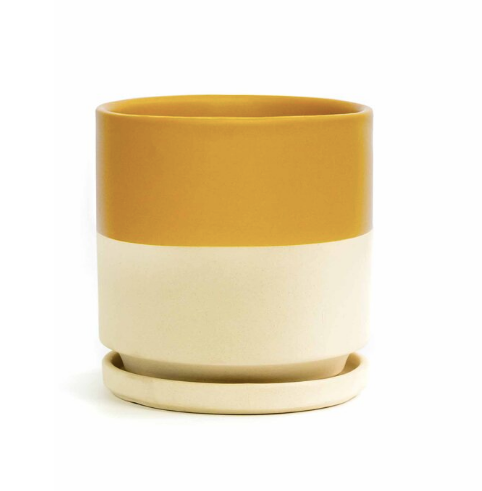 10.25" Cylinder Pot with Water Trays