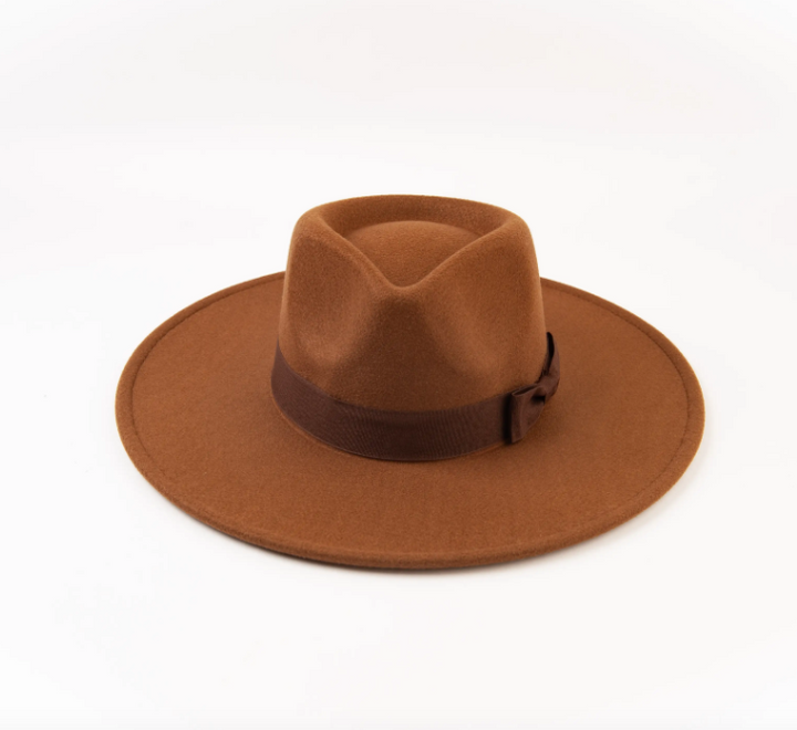 Ariel II Vegan Felt Rancher With Ribbon