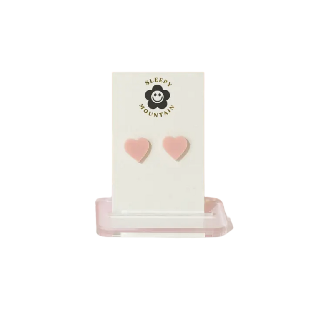 Heart Stud Earrings