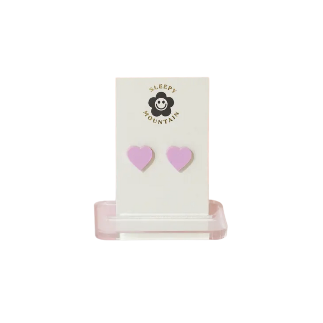 Heart Stud Earrings