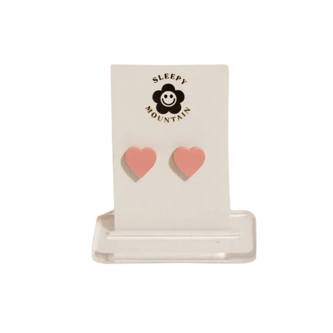 Heart Stud Earrings