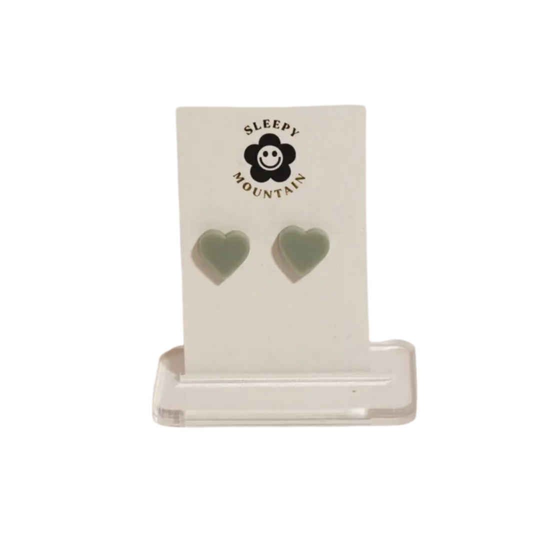 Heart Stud Earrings